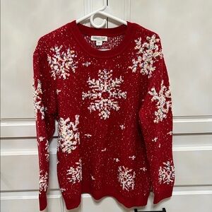 Coldwater Creek Snowflake Sweater